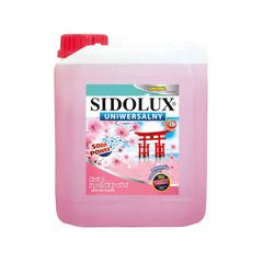 Sidolux рідина універсальна для миття підлоги 5 л квітка японської вишні