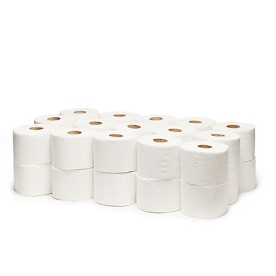 Туалетная бумага ТМ "HoReCa Line" 30 м белая 2-х слойная 30 рулонов в упаковке