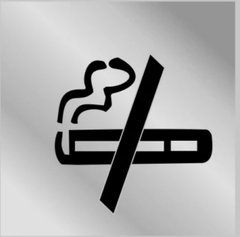 Табличка Не курить / No smoking