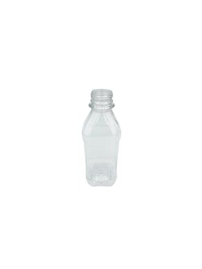 Бутылка ПЭТ 150 мл квадратная 28 мм горловины