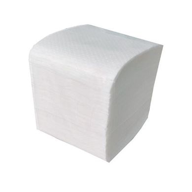 Туалетная бумага листовая МК 1шар  белая 300 листов в уп.