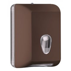Тримач паперу туалетного V пластик коричневий Colored