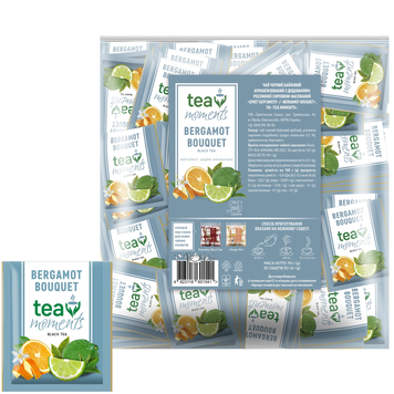 Чай ТМ Tea Moments Букет Бергамота 50 саше в уп