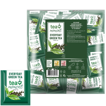 Чай ТМ Tea Moments Ежедневный зеленый чай 50 саше в уп
