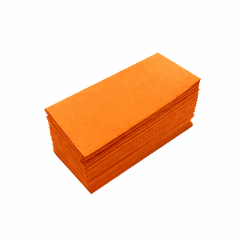 Салфетки 33х33 2слой 1/8 оранжевые 250шт в уп. ТМ HoReCa Line