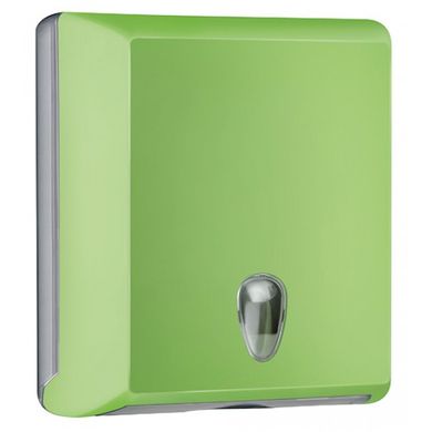 Держатель полотенец бумажных V зеленый узкий Colored