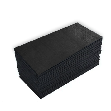 Салфетки 33х33 2слой 1/8 черные 250шт в уп. ТМ HoReCa Line