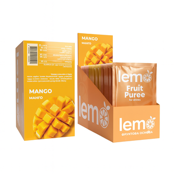 Фруктовая основа "Манго-Маракуя" LEMO для лимонадов и чаев 15шт в кор