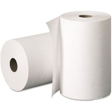 Бумажные полотенца белые в рулоне ТМ "HoReCa" 75 м 2 слоя