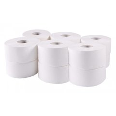 Туалетний папір джамбо EXTRA 2шар білий 60м